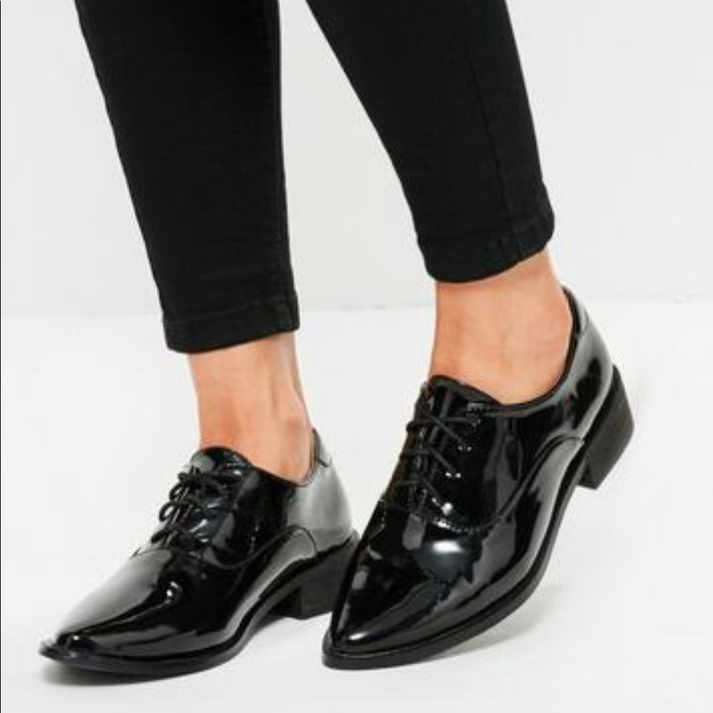 Black Lace Up Brogue